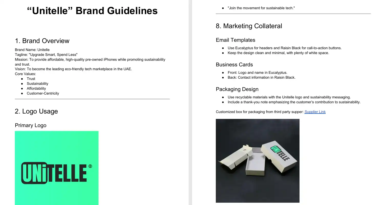 Complete Brand Identity Redesign - Unitelle Brand and Logo